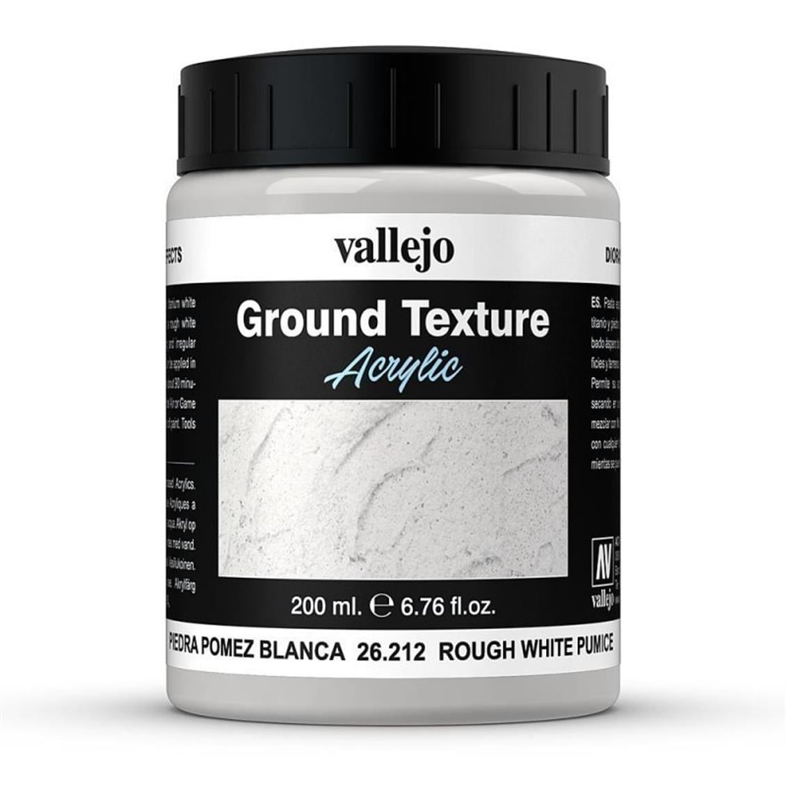 Vallejo 26212 200 ml. White Pumice, Kalın Duvar Sıvası Dokusu