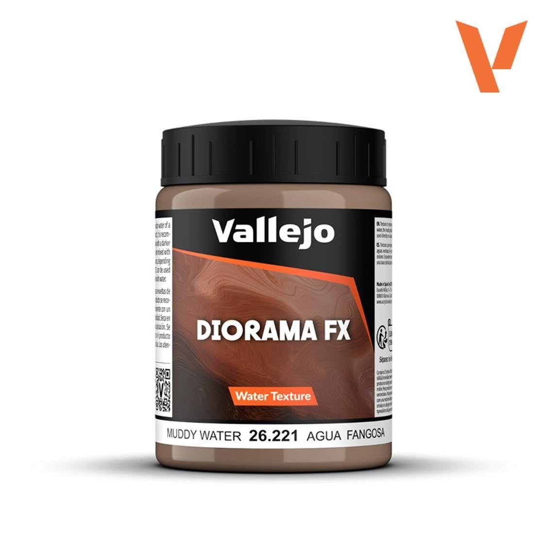 Vallejo 26221 200 ml. Muddy Water, Çamurlu Su Dokusu
