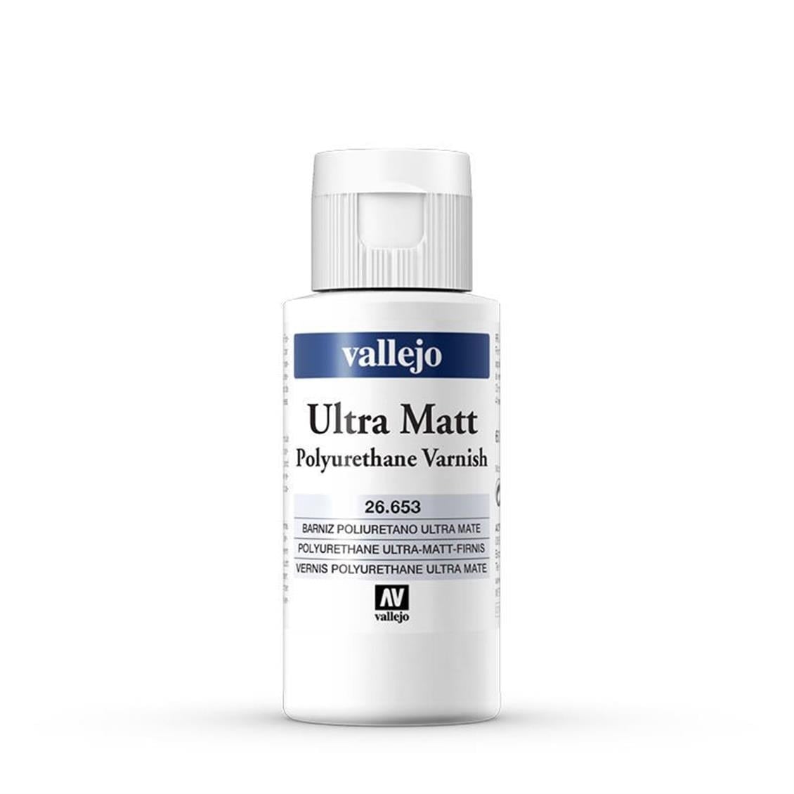 Vallejo 26653 60 ml. Poliüretan Ultra Mat Vernik