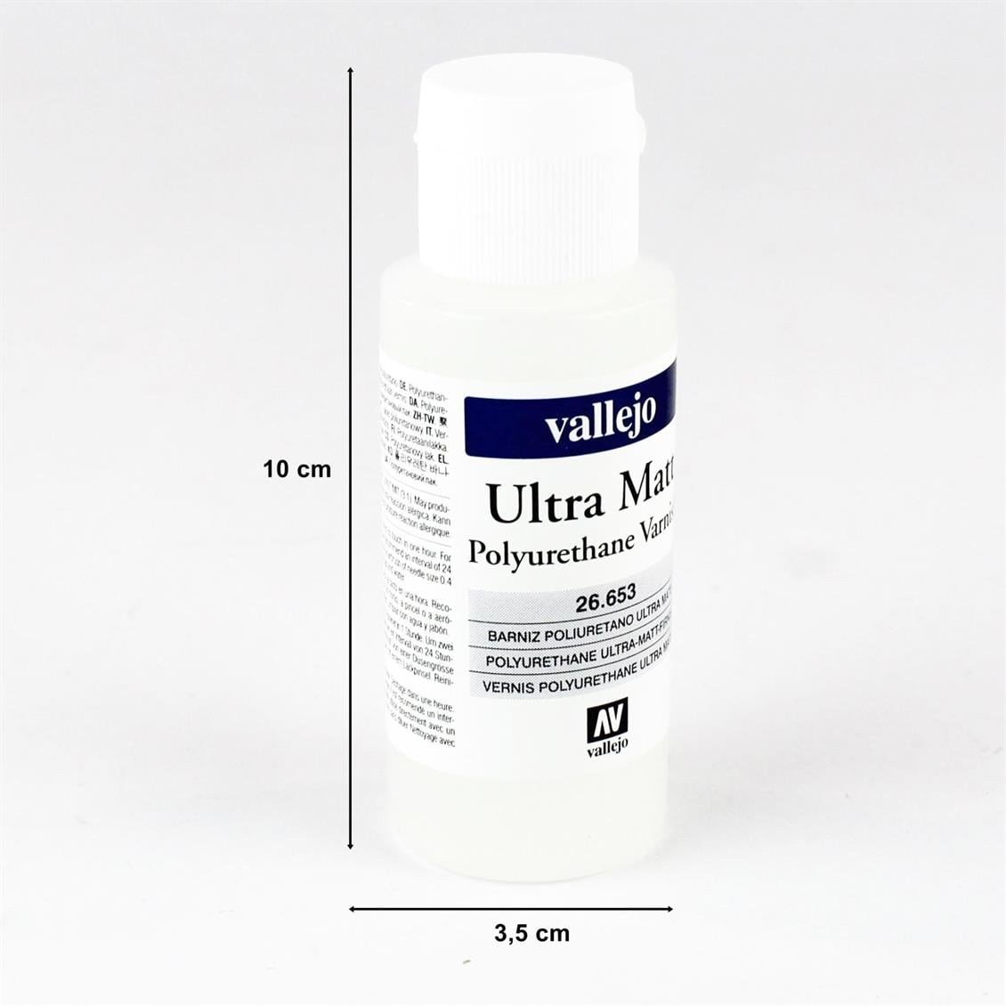 Vallejo 26653 60 ml. Poliüretan Ultra Mat Vernik