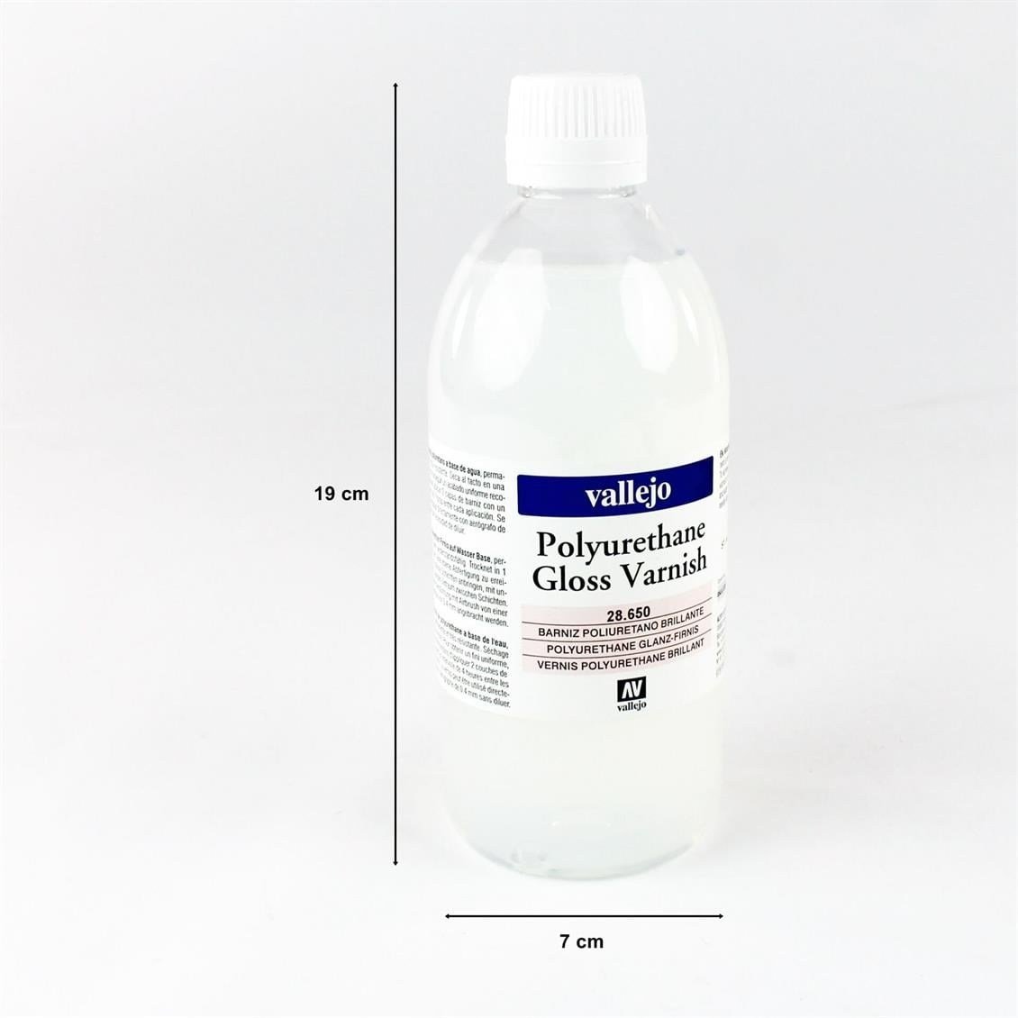 Vallejo 28650 500 ml. Poliürethan Parlak Vernik