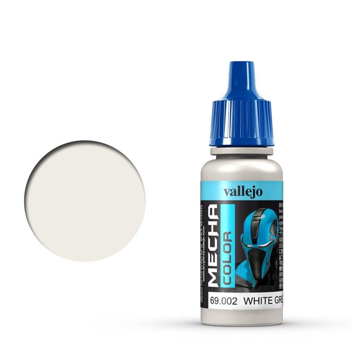 Vallejo 69002 18 ml. White Grey, Mecha Color Serisi Model Boyası