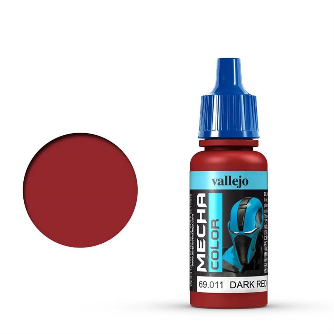 Vallejo 69011 18 ml. Dark Red , Mecha Color Serisi Model Boyası