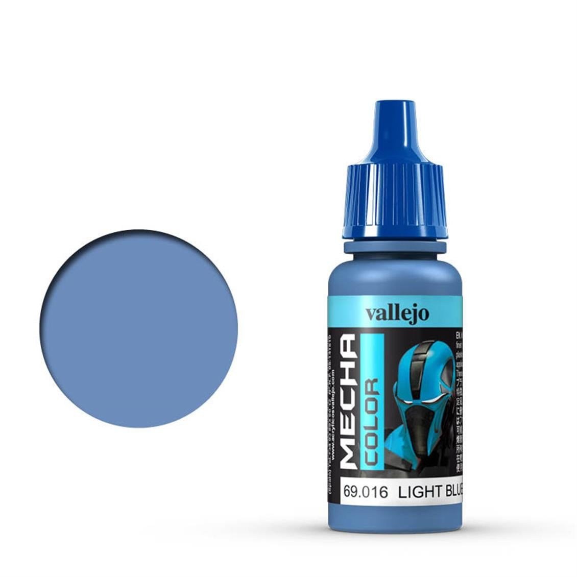 Vallejo 69016 18 ml. Light Blue, Mecha Color Serisi Model Boyası