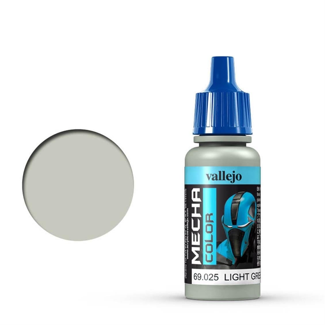 Vallejo 69025 18 ml. Light Green, Mecha Color Serisi Model Boyası