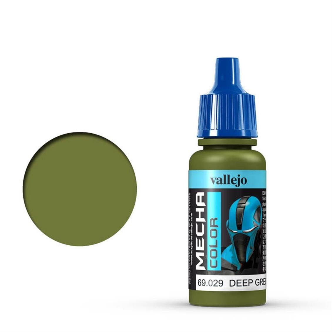 Vallejo 69029 18 ml. Deep Green, Mecha Color Serisi Model Boyası