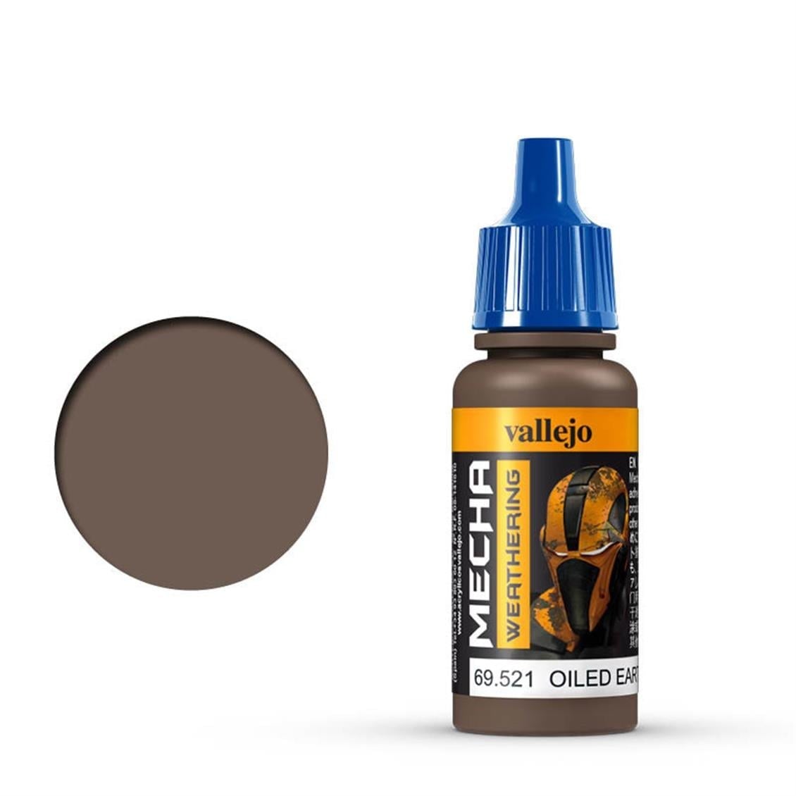 Vallejo 69521 18 ml. Oiled Earth Wash, Mecha Color Serisi Model Boyası