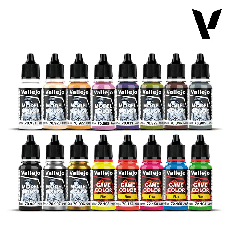 Vallejo 70257 16x18 ml. Wargame Special, Model Color Serisi Model Boyası Seti