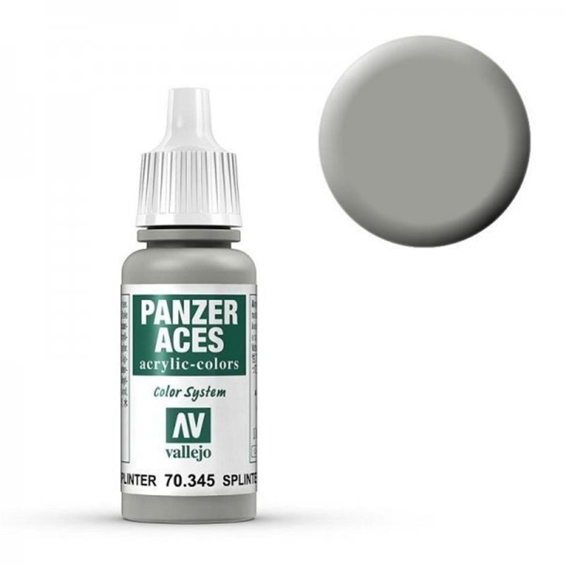 Vallejo 70345 18 ml. Splinter Cam. Base, Panzer Aces Serisi Model Boyası