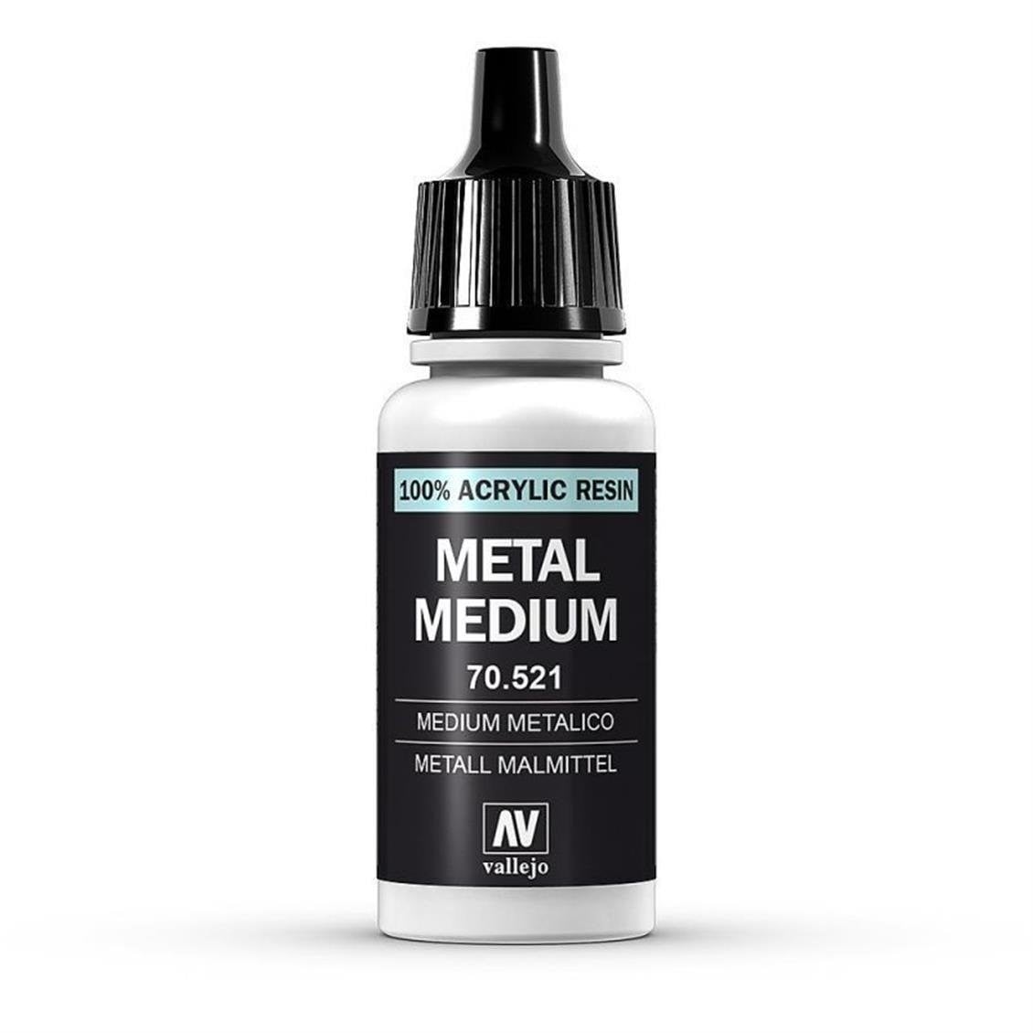 Vallejo 70521 18 ml. Metal Medium (Metalik Renge Dönüştürücü)