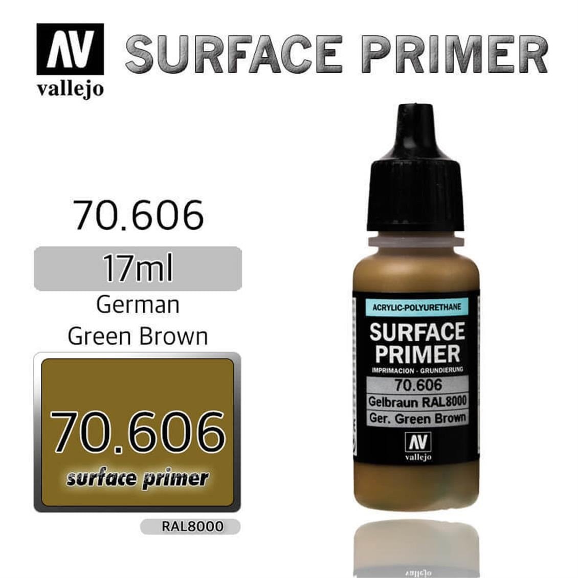 Vallejo 70606 18 ml. Ger. Green Brown, Astar Model Boyası