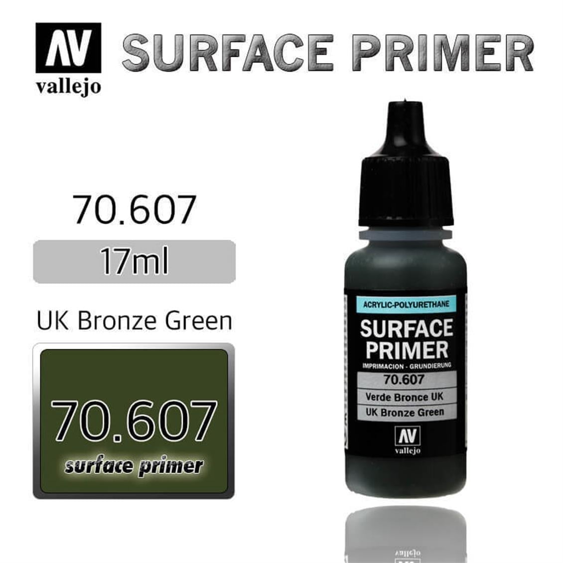 Vallejo 70607 18 ml. U.K. Bronze Green, Astar Model Boyası