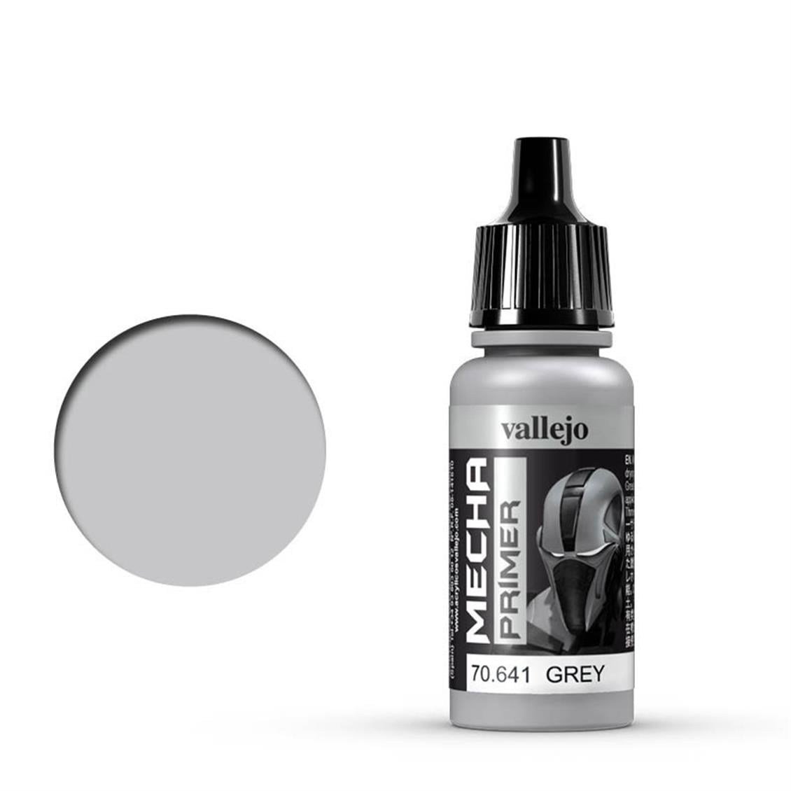Vallejo 70641 18 ml. Grey Primer, Mecha Color Astar Model Boyası
