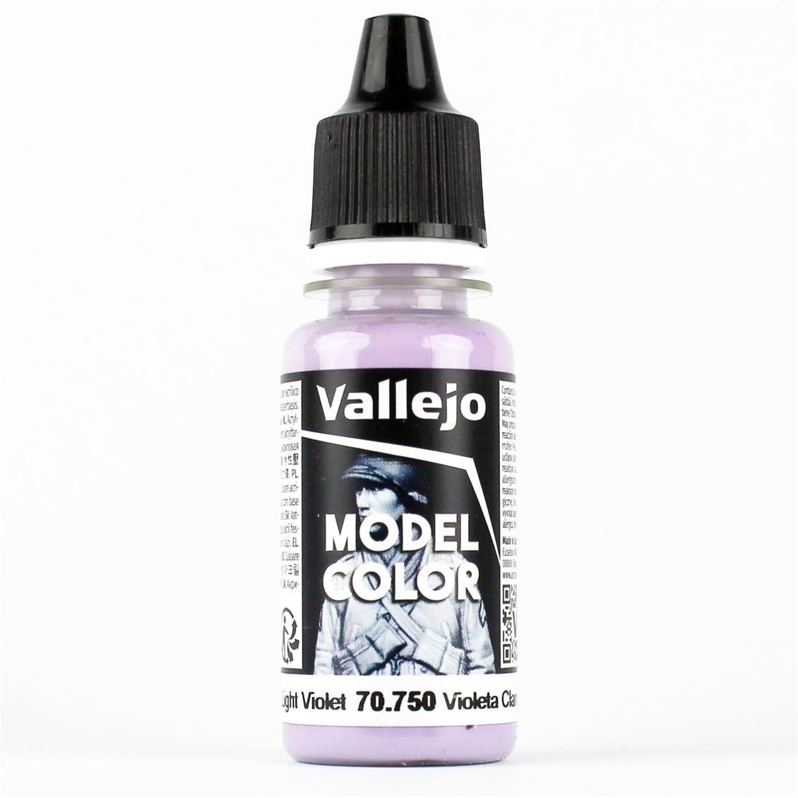 Vallejo 70750 18 ml. (050) Light Violet, Model Color Serisi Model Boyası