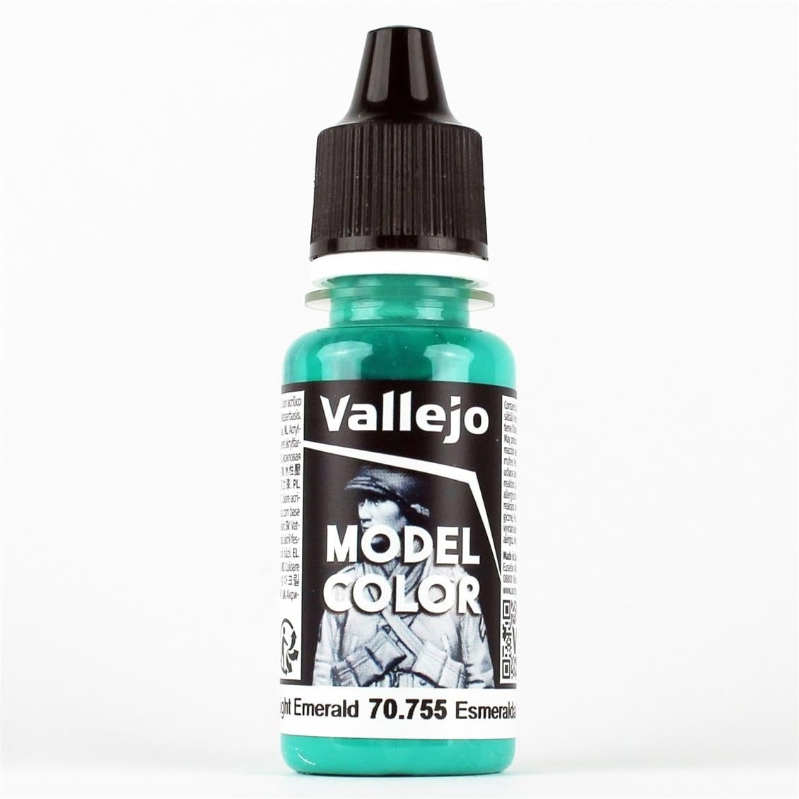 Vallejo 70755 18 ml. (074) Light Emerald, Model Color Serisi Model Boyası