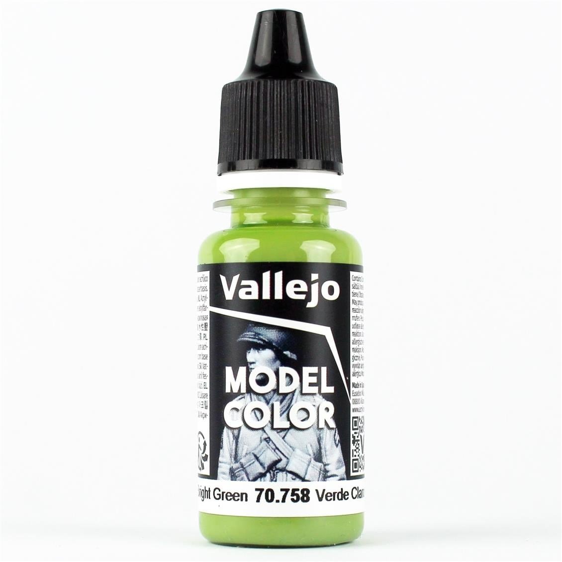 Vallejo 70758 18 ml. (085) Bright Green, Model Color Serisi Model Boyası