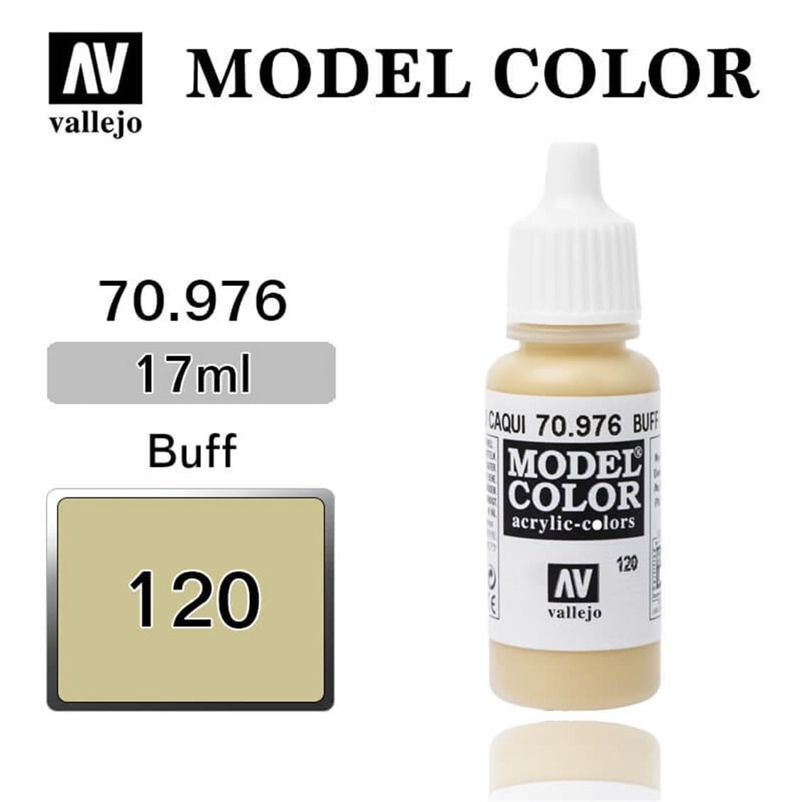 Vallejo 70976 18 ml. (120) Buff-Matt, Model Color Serisi Model Boyası