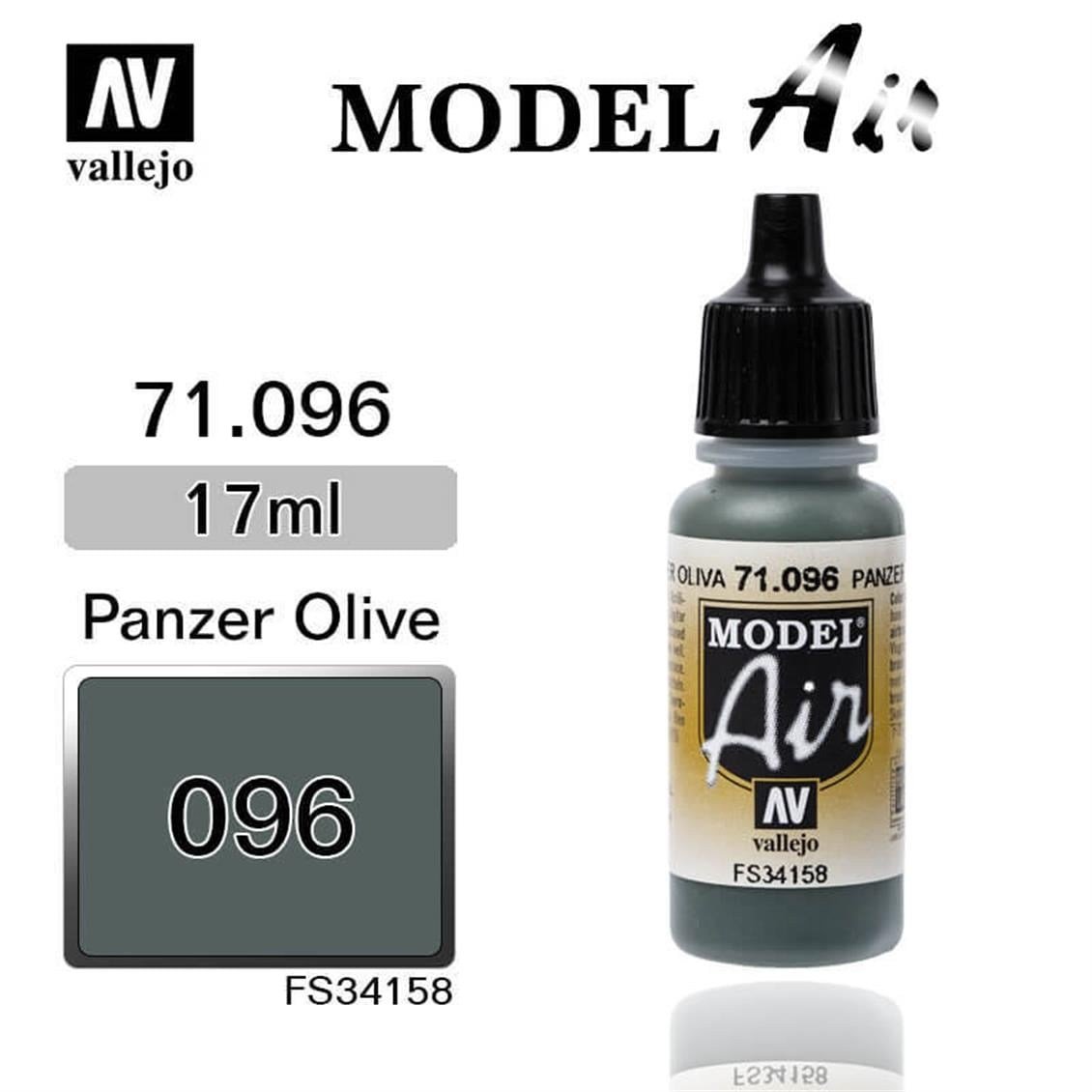 Vallejo 71096 18 ml. Olive Grey, Model Air Serisi Model Boyası
