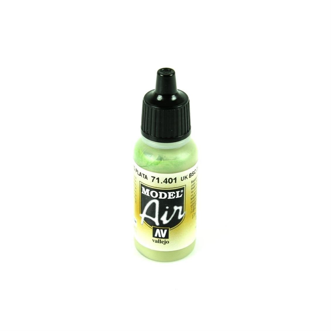 Vallejo 71401 18 ml. UK BSC 28 Silver Grey, Model Air Serisi Model Boyası