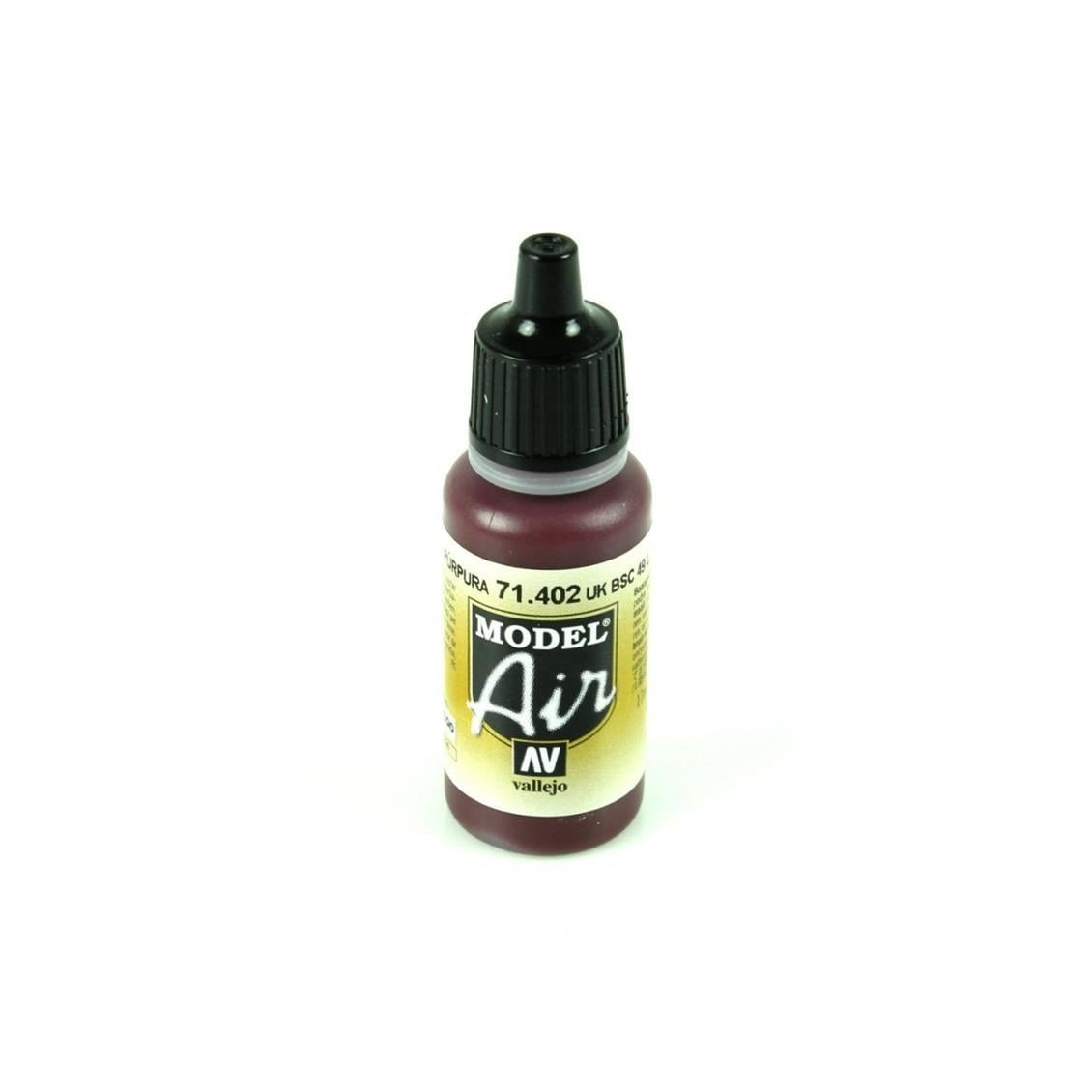 Vallejo 71402 18 ml. UK BSC 49 Light Purple Brown, Model Air Serisi Model Boyası