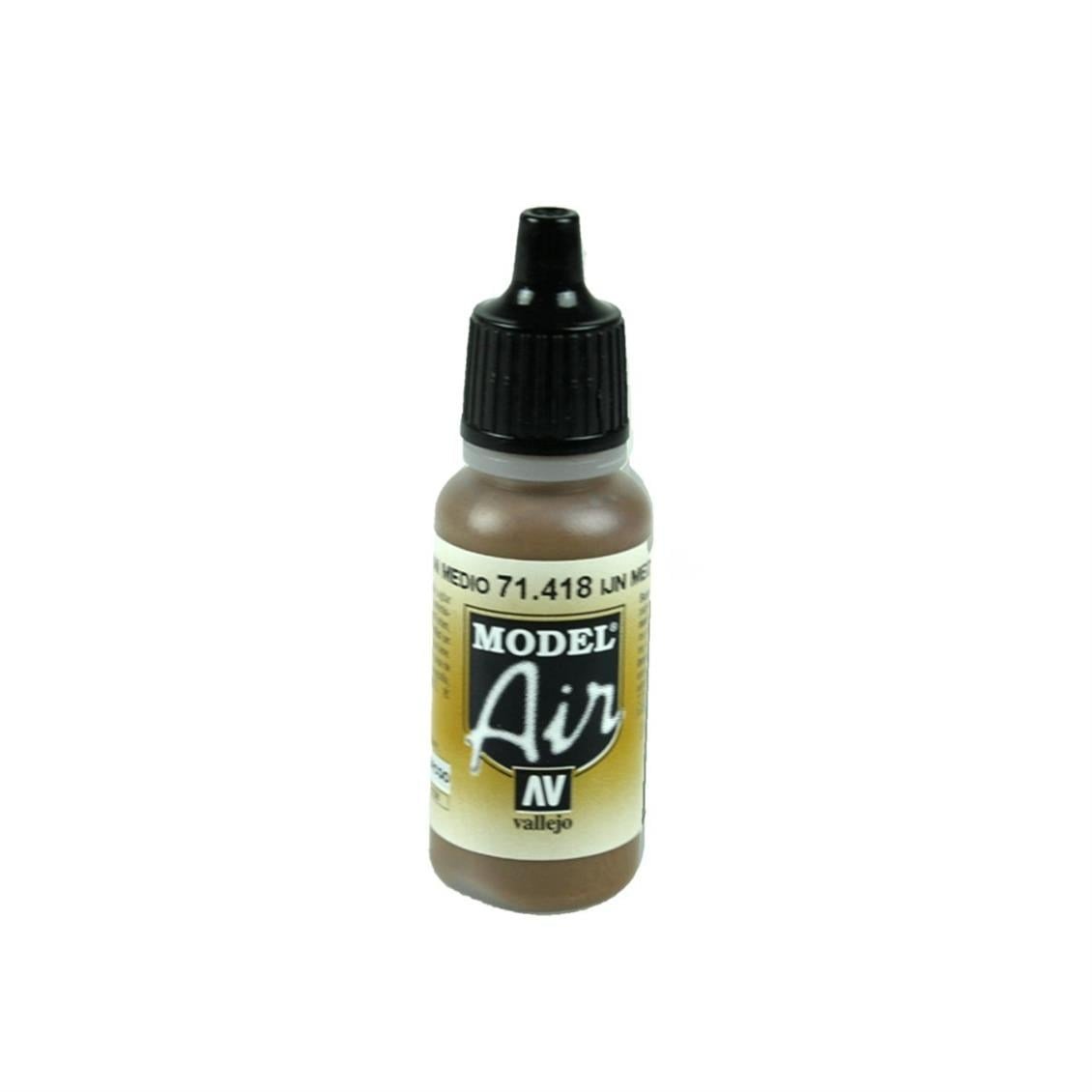 Vallejo 71418 18 ml. IJN Medium Brown, Model Air Serisi Model Boyası