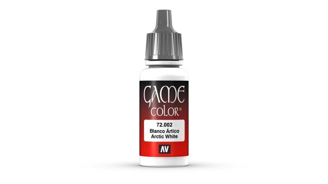 Vallejo 72002 18 ml. Arctic White, Game Color Serisi Model Boyası