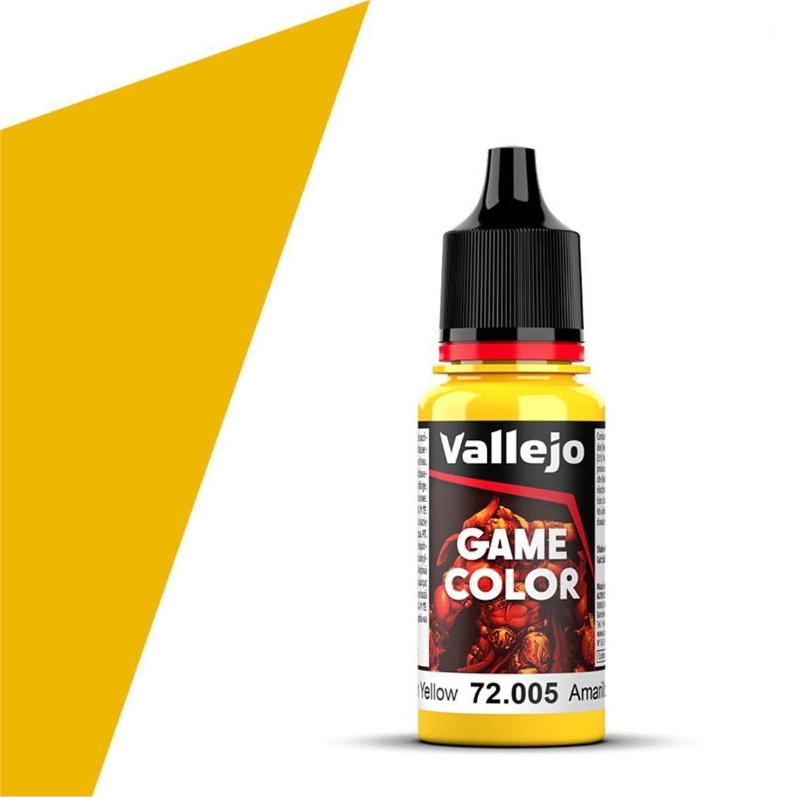 Vallejo 72005 18 ml. Moon Yellow, Game Color Serisi Model Boyası