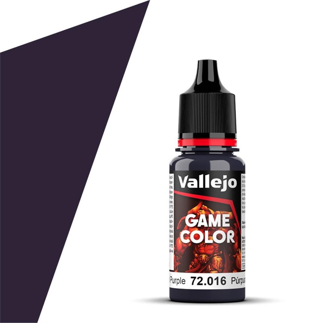 Vallejo 72016 18 ml. Royal Purple, Game Color Serisi Model Boyası