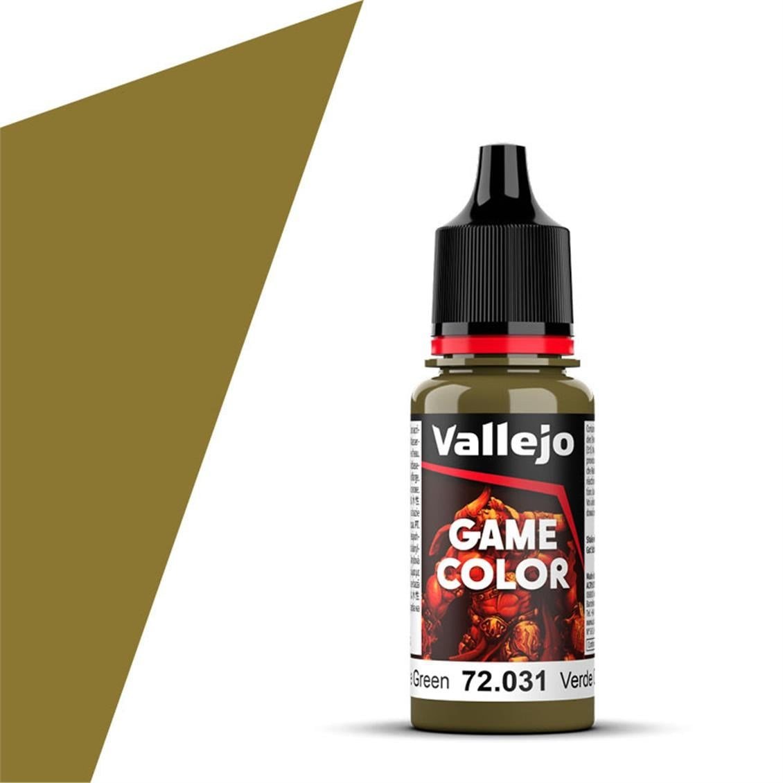 Vallejo 72031 18 ml. Camouflage Green, Game Color Serisi Model Boyası