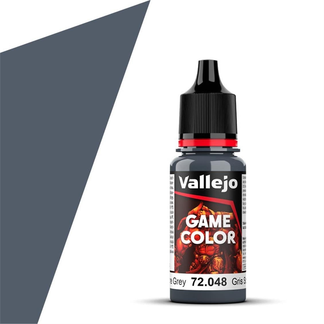 Vallejo 72048 18 ml. Sombre Grey, Game Color Serisi Model Boyası