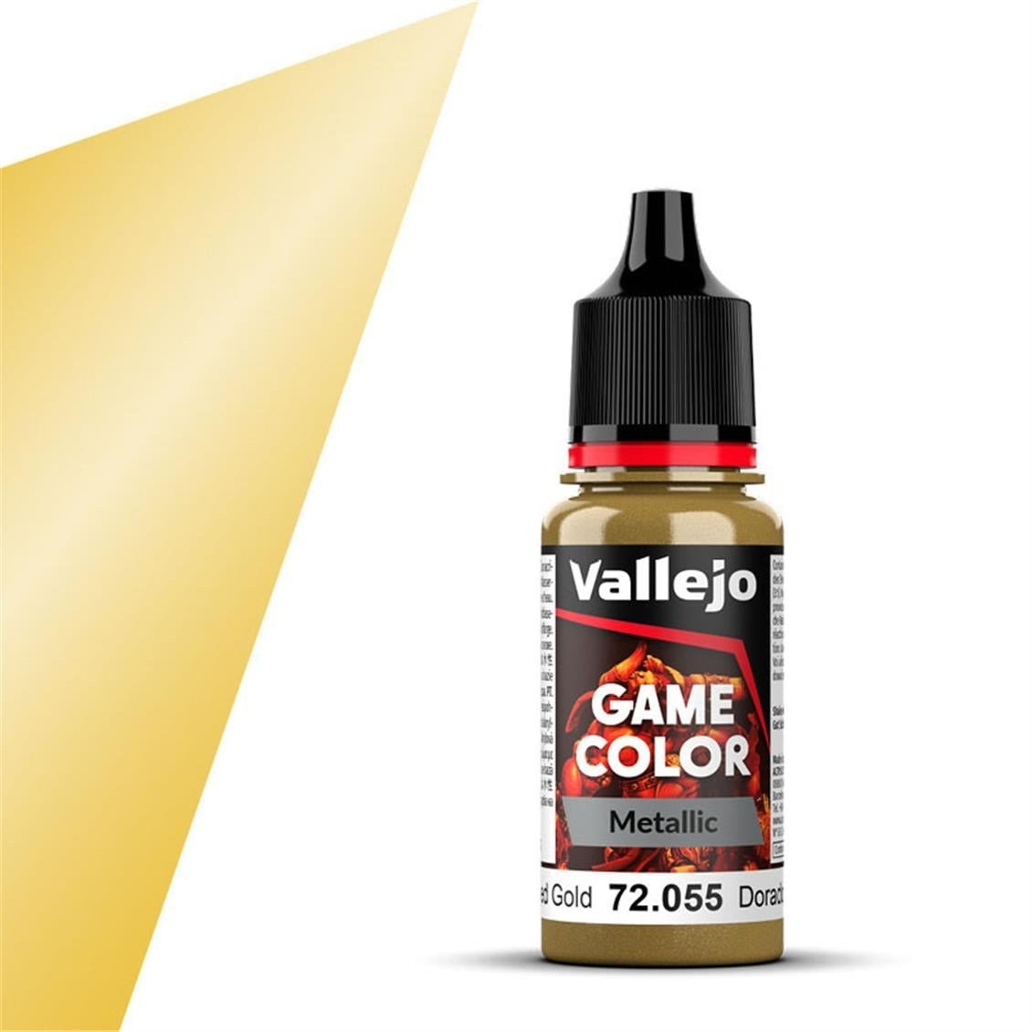 Vallejo 72055 18 ml. Polished Gold, Game Color Serisi Model Boyası