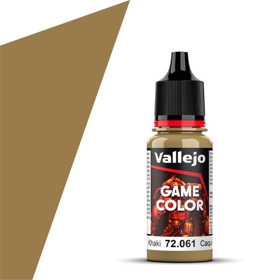Vallejo 72061 18 ml. Khaki, Game Color Serisi Model Boyası