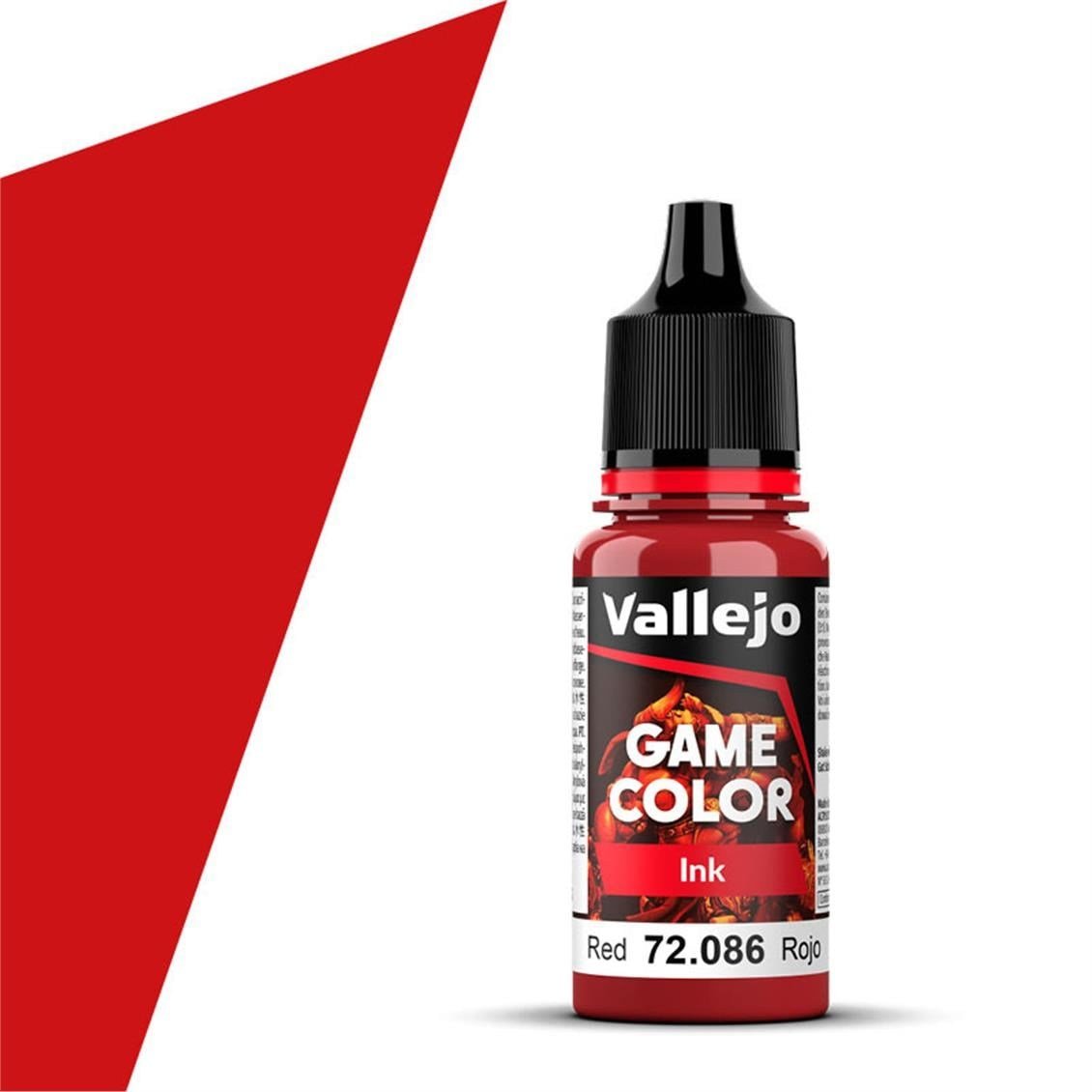 Vallejo 72086 18 ml. Red Ink, Game Color Serisi Model Boyası