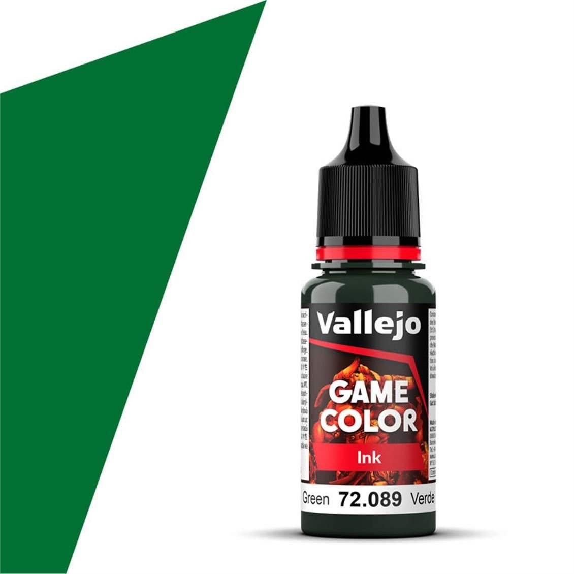 Vallejo 72089 18 ml. Green Ink, Game Color Serisi Model Boyası