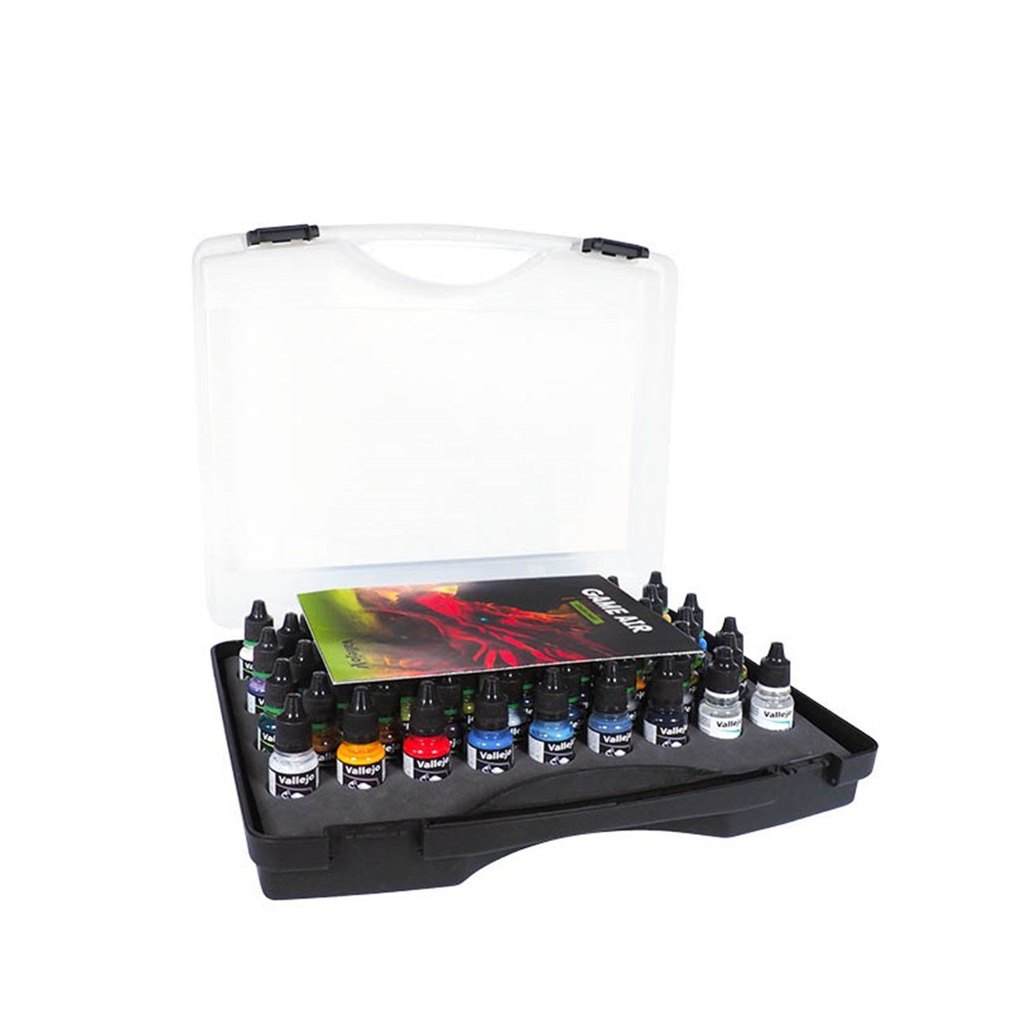 Vallejo 72185 60x18 ml. Tüm Yaratıcı Renkler ve Taşıma Çantası, Game Color Serisi Model Boyası Seti