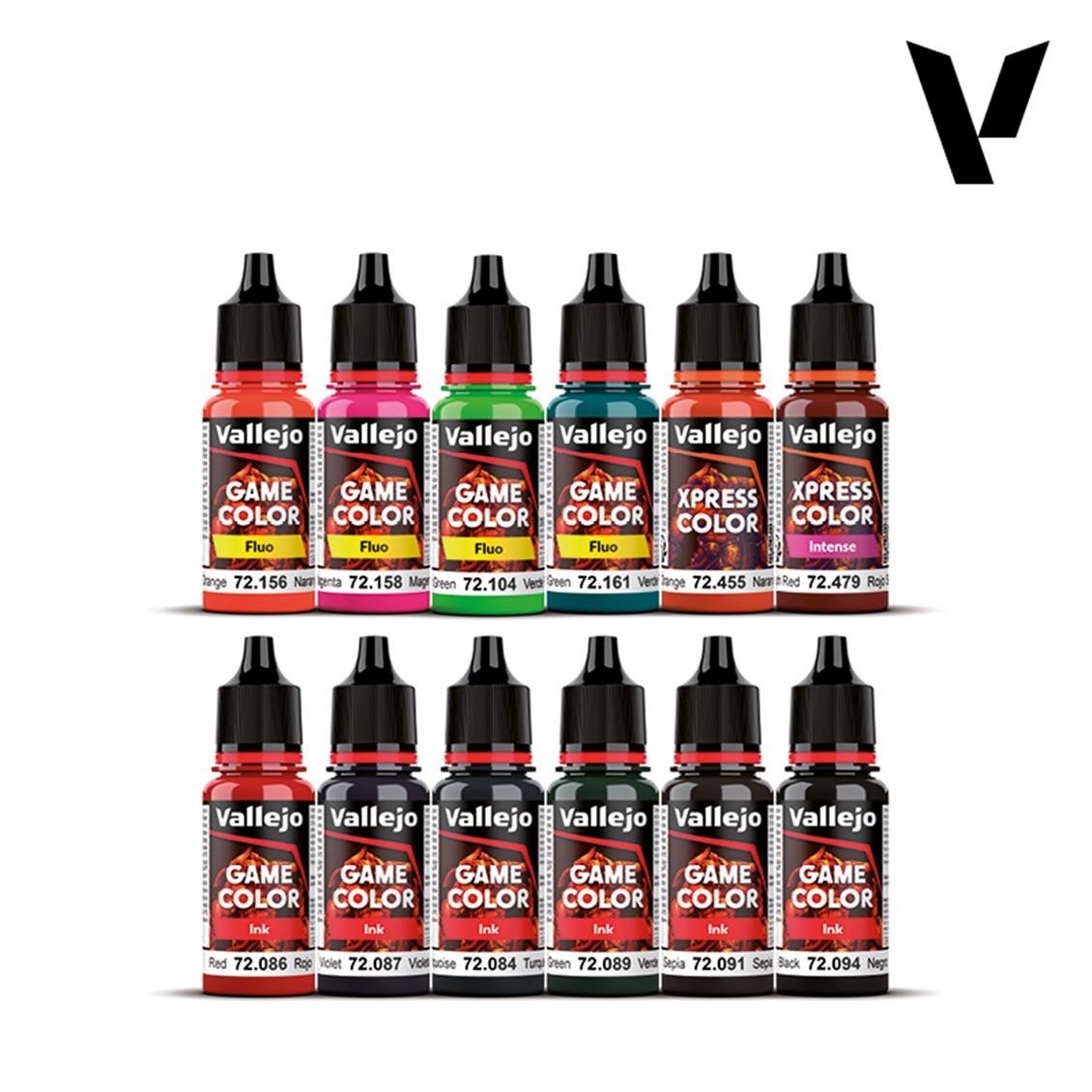 Vallejo 72207 12X18 ml. Special FX, Game Color Serisi Model Boyası Seti
