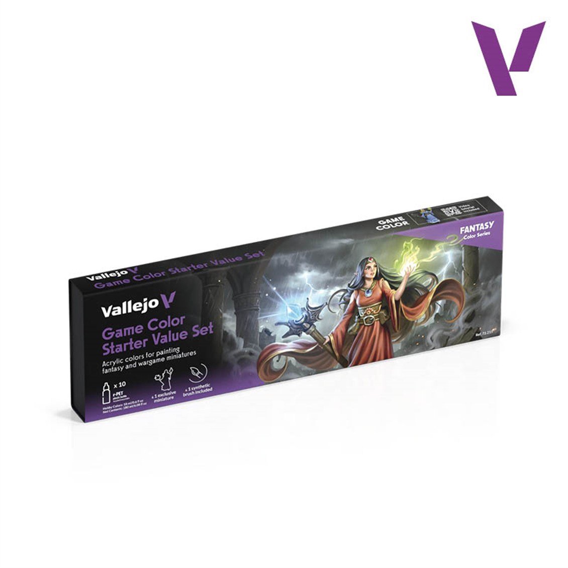Vallejo 72215 10X18 ml. Starter Value Set, Game Color Serisi Model Boyası Seti