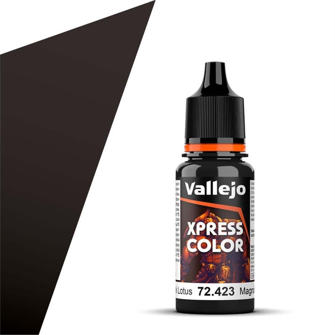 Vallejo 72423 18 ml. Black Lotus, Xpress Game Color Serisi Model Boyası