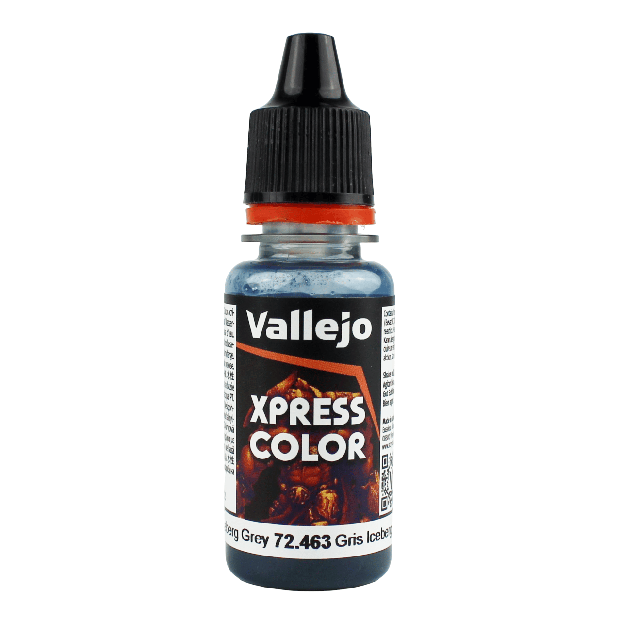 Vallejo 72463 18 ml. Iceberg Grey, Xpress Game Color Serisi Model Boyası