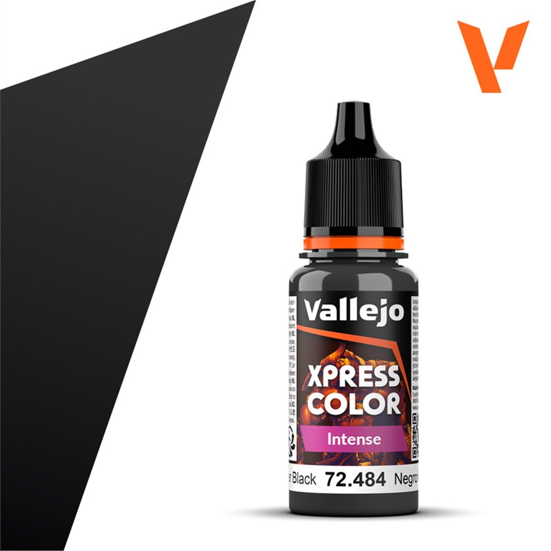 Vallejo 72484 18 ml. Hospitallier Black, Xpress Game Color Serisi Model Boyası
