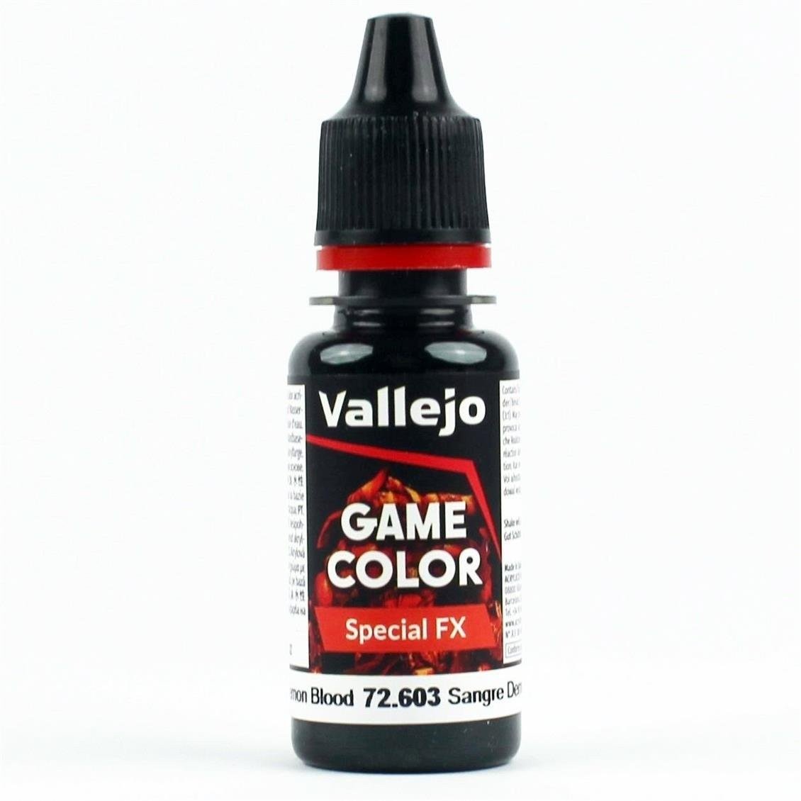 Vallejo 72603 18 ml. Demon Blood, Special FX Game Color Serisi Model Boyası