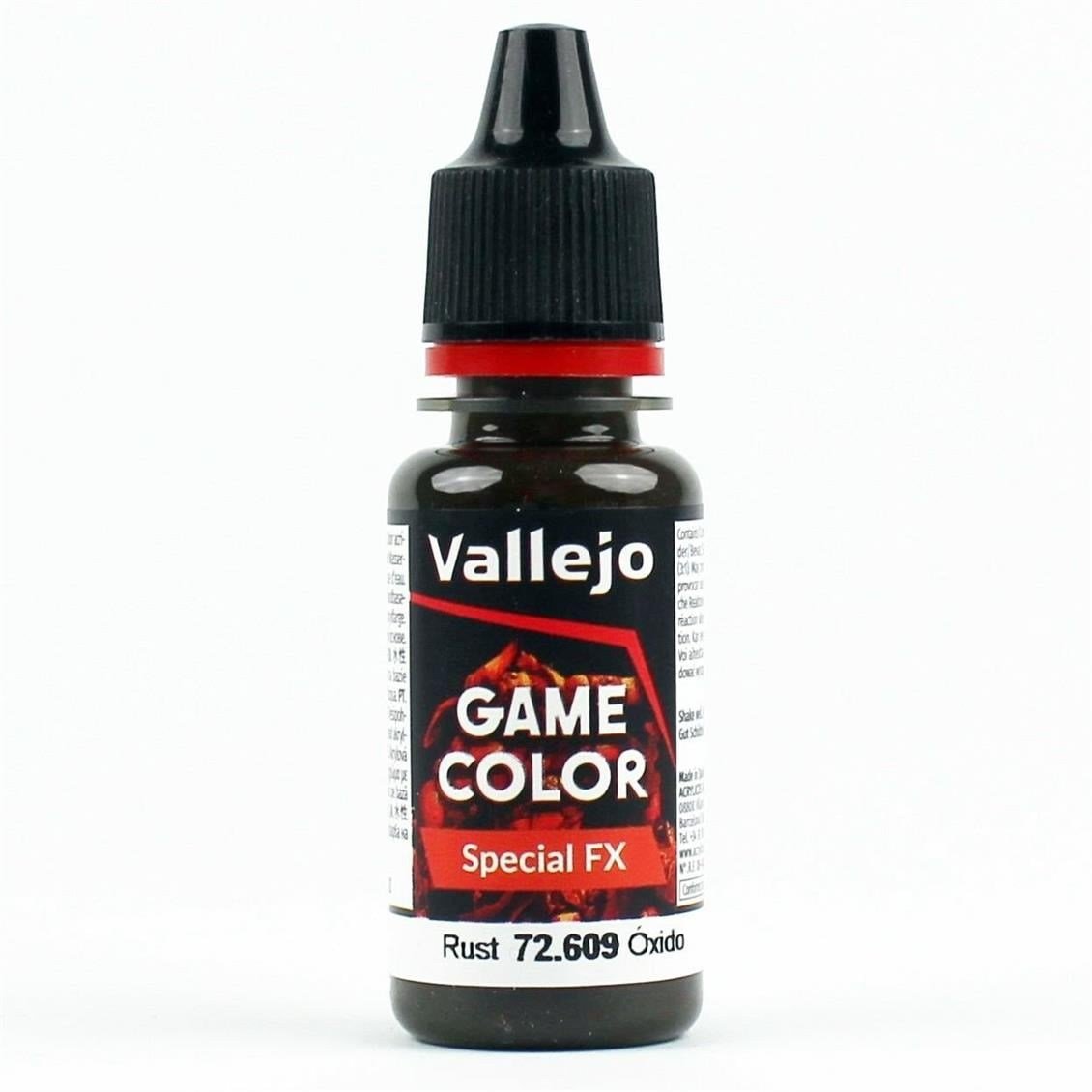 Vallejo 72609 18 ml. Rust, Special FX Game Color Serisi Model Boyası