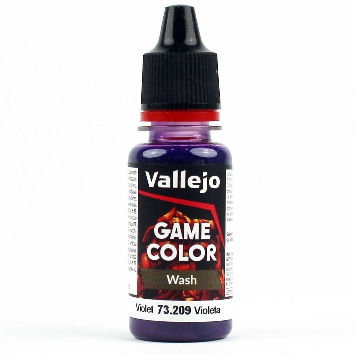 Vallejo 73209 18 ml. Violet Wash, Game Color Serisi Model Boyası
