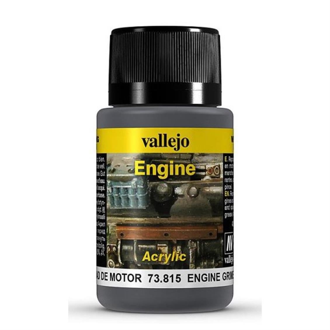 Vallejo 73815 40 ml. Motor Kiri, Motor Yüzeyi Efekti Boyası