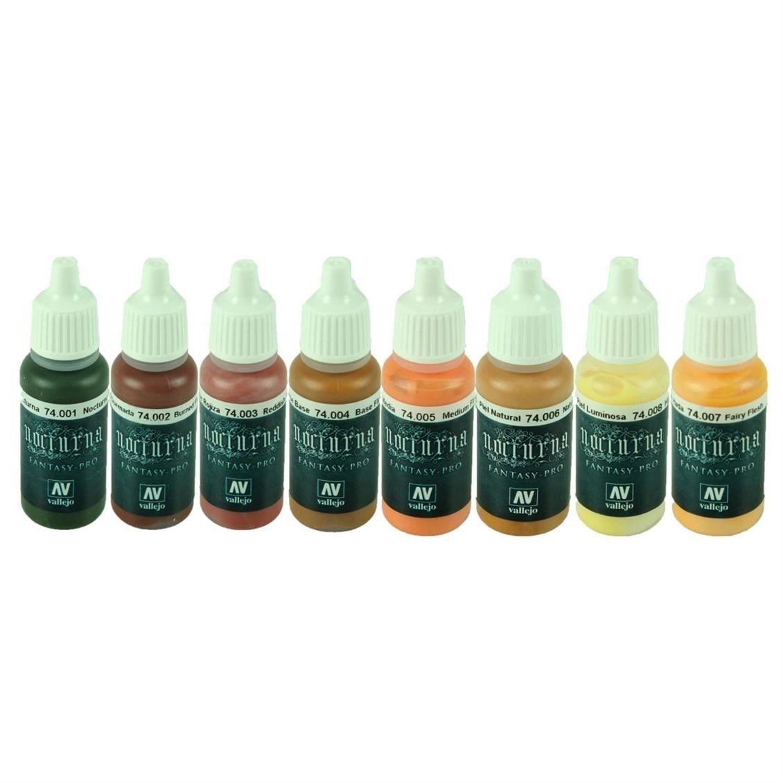 Vallejo 74101 8x18 ml. Fairy Flesh, Figür Boyası Seti