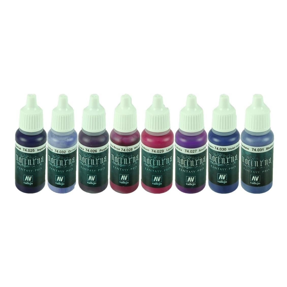 Vallejo 74104 8x18 ml. Imperial Purple, Figür Boyası Seti