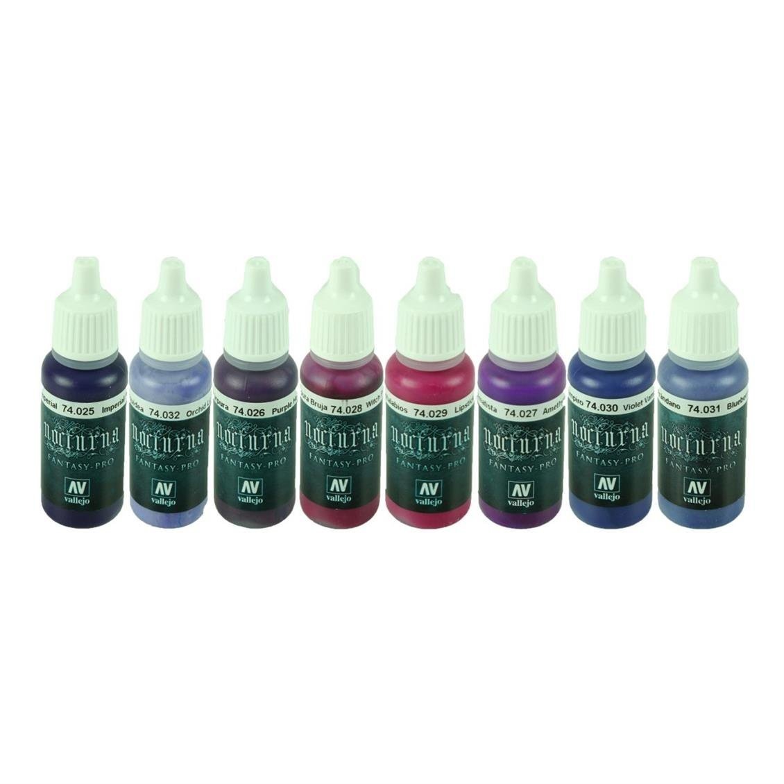 Vallejo 74104 8x18 ml. Imperial Purple, Figür Boyası Seti