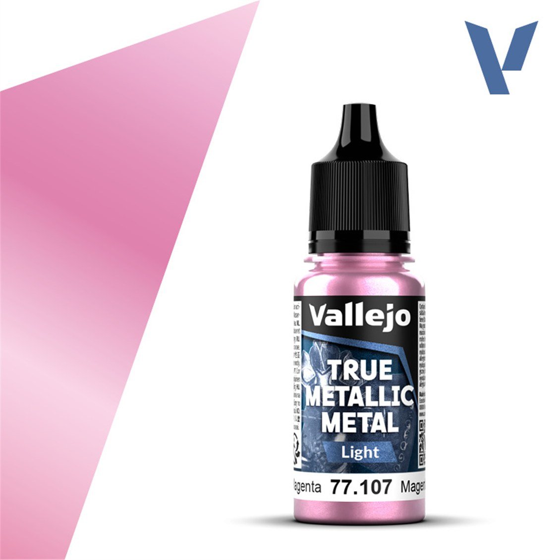 Vallejo 77107 18 ml. Crimson Magenta, Light, True Metallic Metal (TMM) Serisi Model Boyası