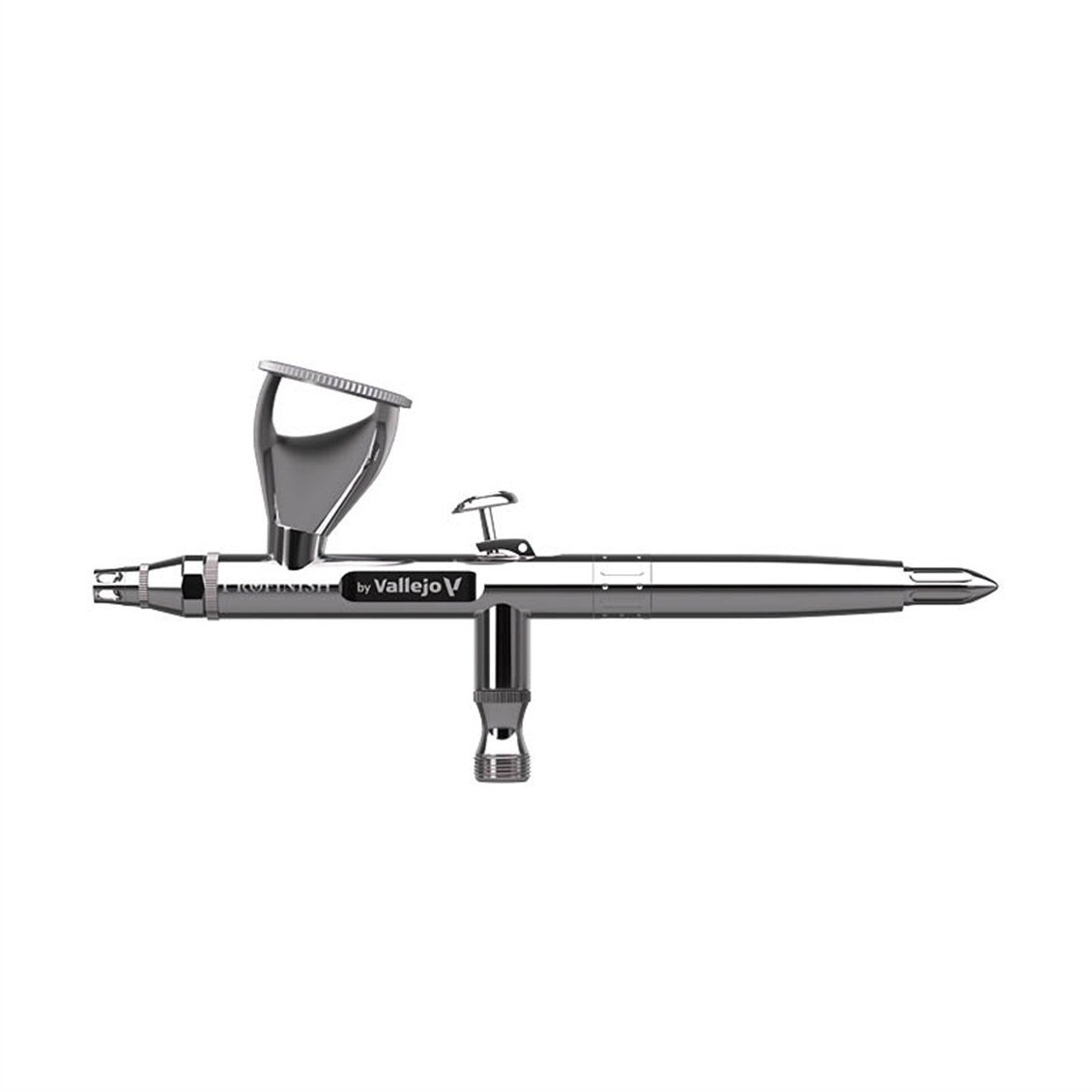 Vallejo 90002 Profinish, Çift Hamleli (Double Action), 0.2 ve 0.3 mm. Memeli, 3ml. 9 ml.ve 15 ml. Hazneli Boya Tabancası