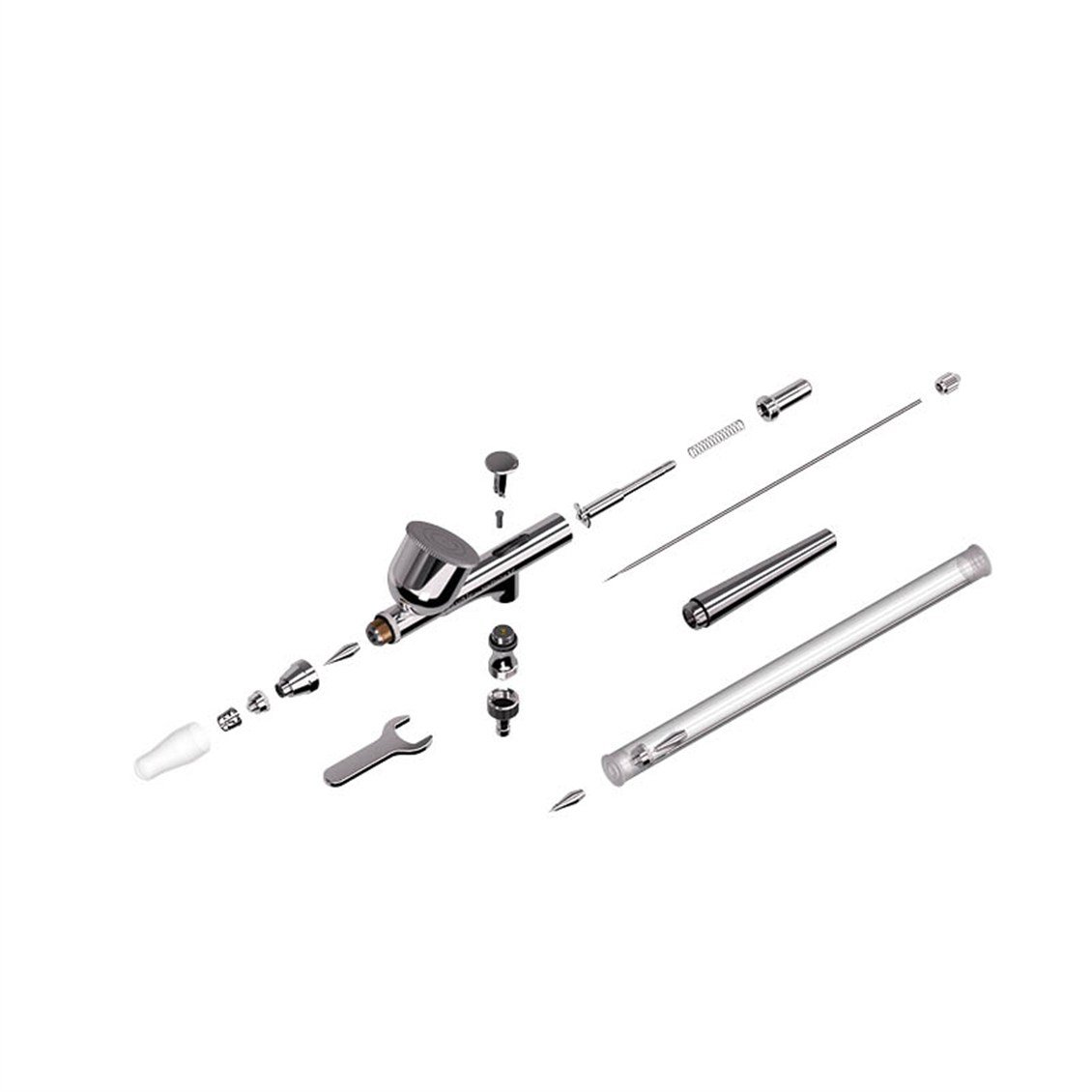 Vallejo 90003 EasyAir, Tekt Hamleli (Single Action),  0.3 mm. Memeli, 9 ml. Hazneli Boya Tabancası